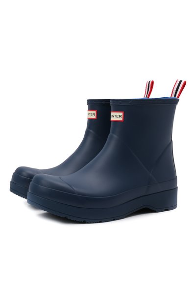 Резиновые сапоги HUNTER темно-синего цвета по цене 11300 руб., арт. MFS9088RMA, фото 1 Резиновые сапоги HUNTER, арт. MFS9088RMA, фото 1