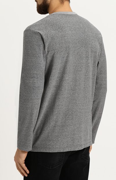 Хлопковый лонгслив хенли JAMES PERSE, арт. MRMS3181, фото 4