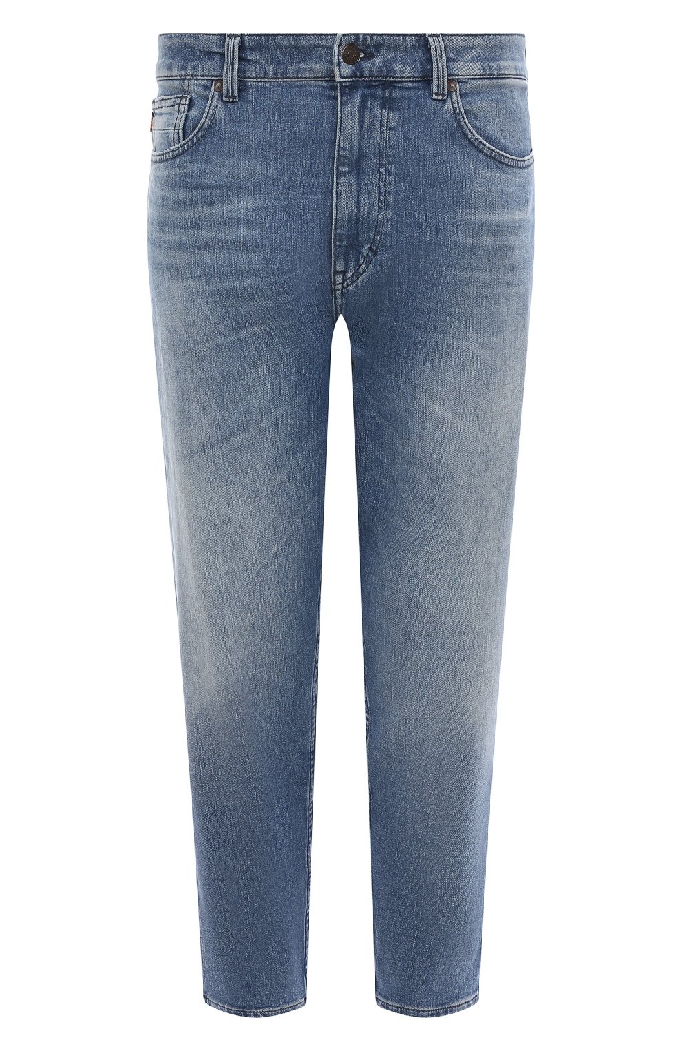 Джинсы BOSS ORANGE голубого цвета по цене 15000 руб., арт. 50496007, фото 1 Джинсы BOSS ORANGE, арт. 50496007, фото 1