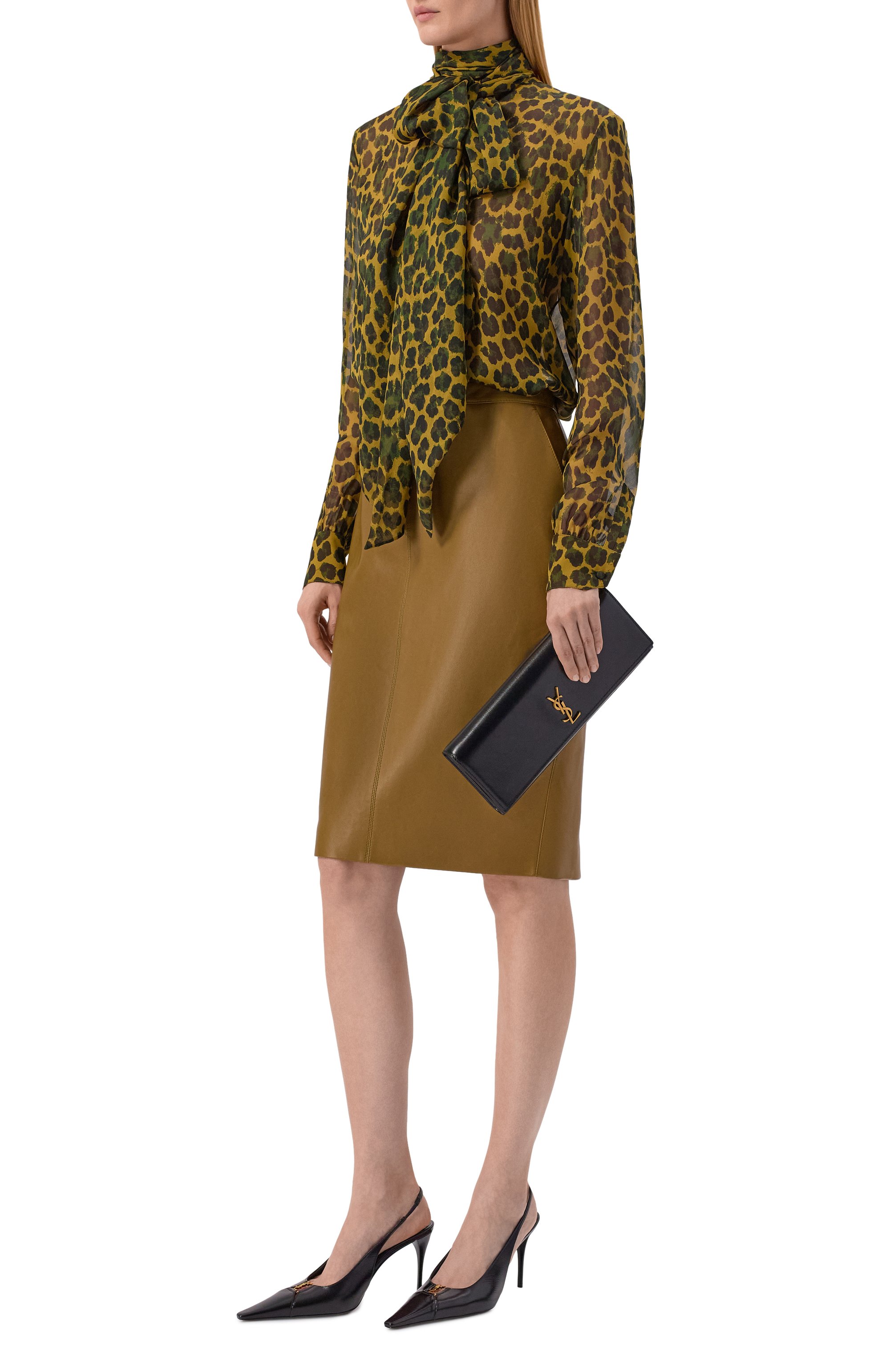 Клатч kate SAINT LAURENT черного цвета по цене 269500 руб., арт. 851921/AAGBE, фото 3 Клатч kate SAINT LAURENT, арт. 851921/AAGBE, фото 3