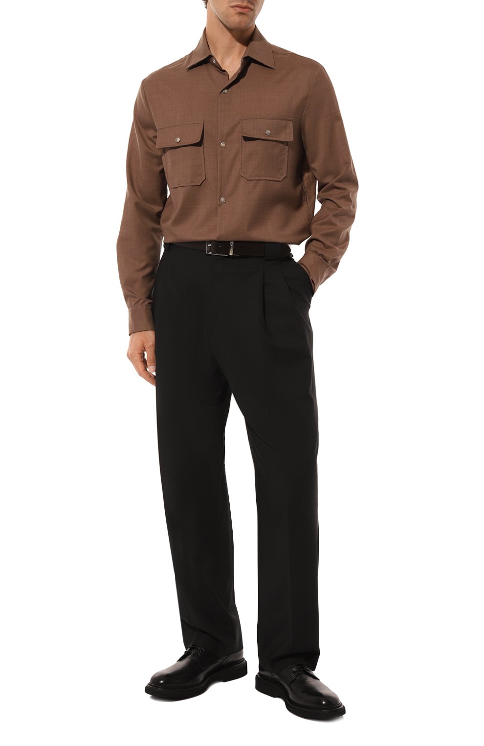 Кожаные дерби PANTANETTI, арт. 18384F, фото 2