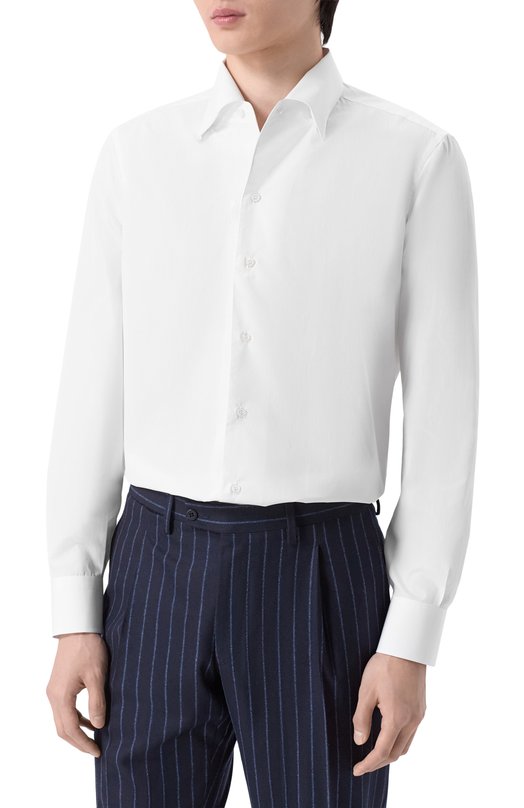 Хлопковая сорочка MVST M0RBIDA/CANNES/R0UND/F339463-KING S0YELLA 240/GIZA Белый  M0RBIDA/CANNES/R0UND/F339463-KING S0YELLA 240/GIZA Фото 3