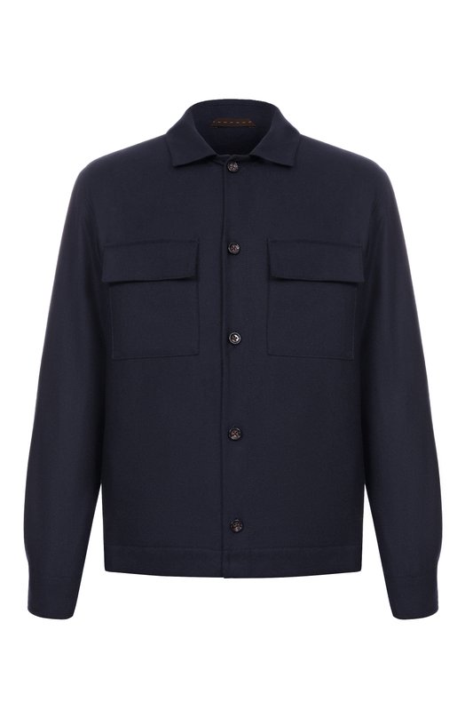 Куртка-рубашка из шерсти и кашемира Windsor 13 LAV0R0 10014477/30049253 Синий 13 LAV0R0 10014477/30049253