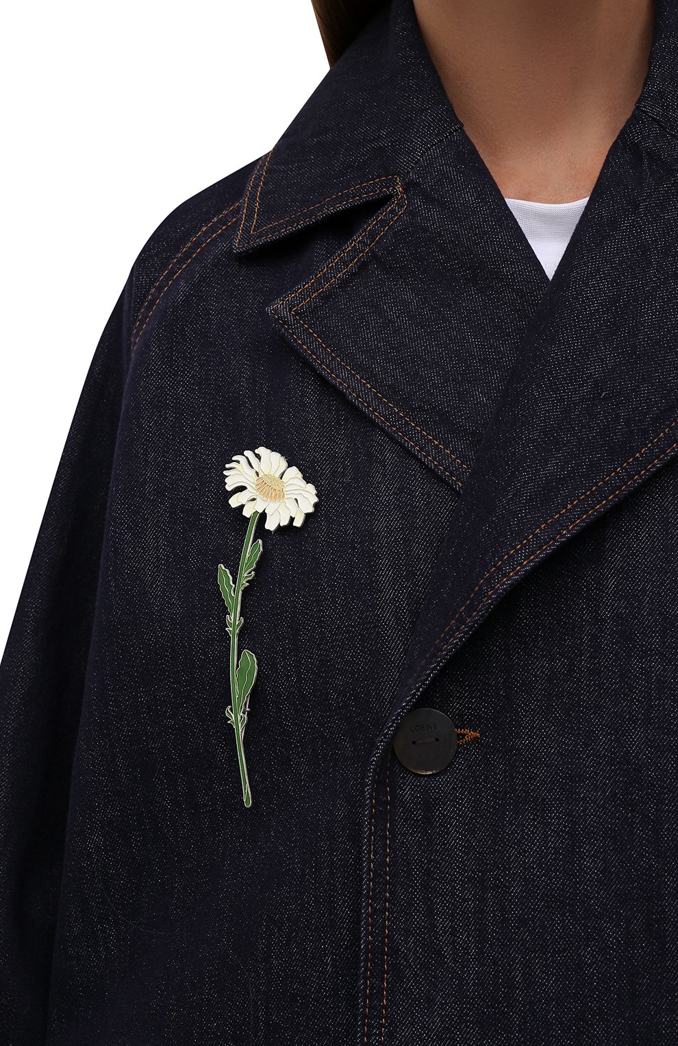 Брошь ромашка РУССКИЕ САМОЦВЕТЫ, арт. 41466, фото 2