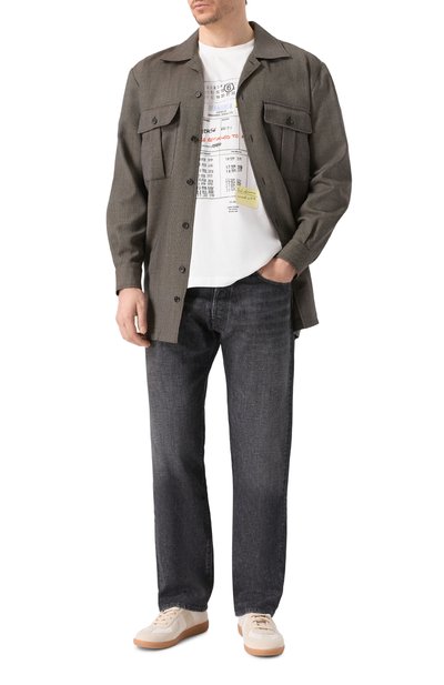 Хлопковая футболка MM6, арт. SH0GC0070/M20170_001