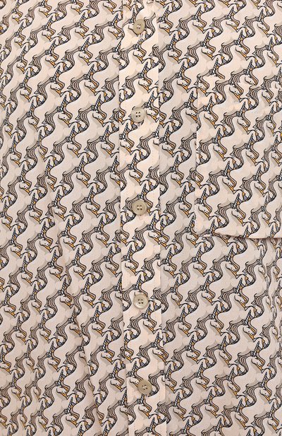 Шелковая рубашка BURBERRY, арт. 8032108, фото 5