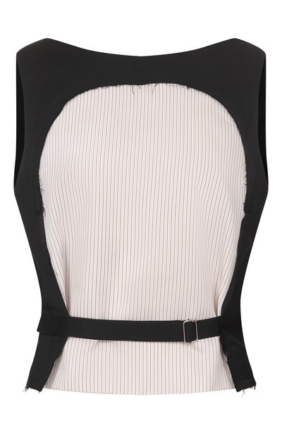 Женский жилет из шерсти и вискозы LES ARCHIVES, арт. LA_034СО