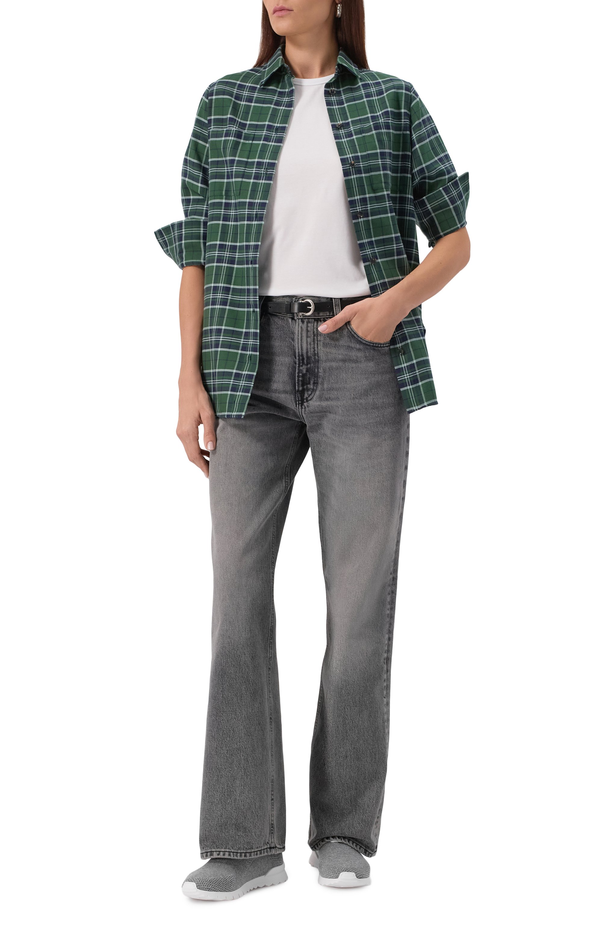 Рубашка из хлопка и кашемира KITON, арт. D52445H0942007, фото 2