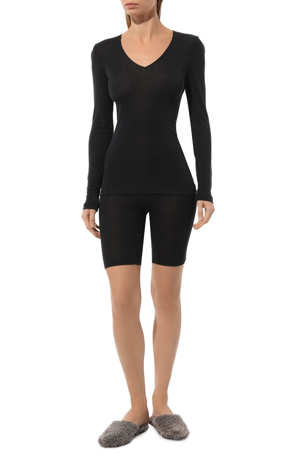 Лонгслив из шерсти и шелка HANRO, арт. 071418, фото 2