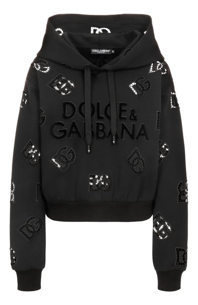 Женский хлопковое худи DOLCE & GABBANA, арт. F9P36Z/GDB9T
