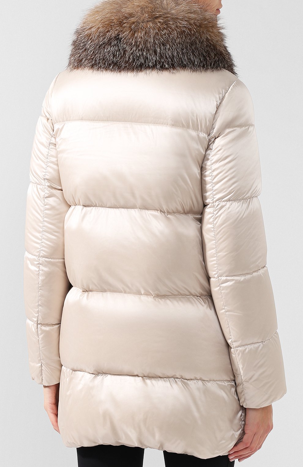 Пуховик с меховым воротником MONCLER, арт. D2-093-46903-20-57869, фото 4