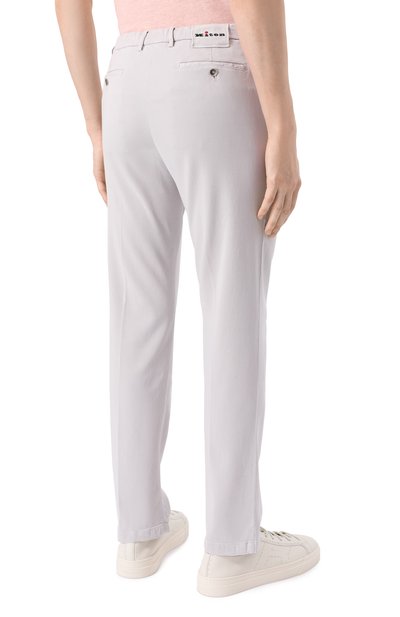 Брюки из лиоцелла KITON, арт. UFPPEK0606F03, фото 4