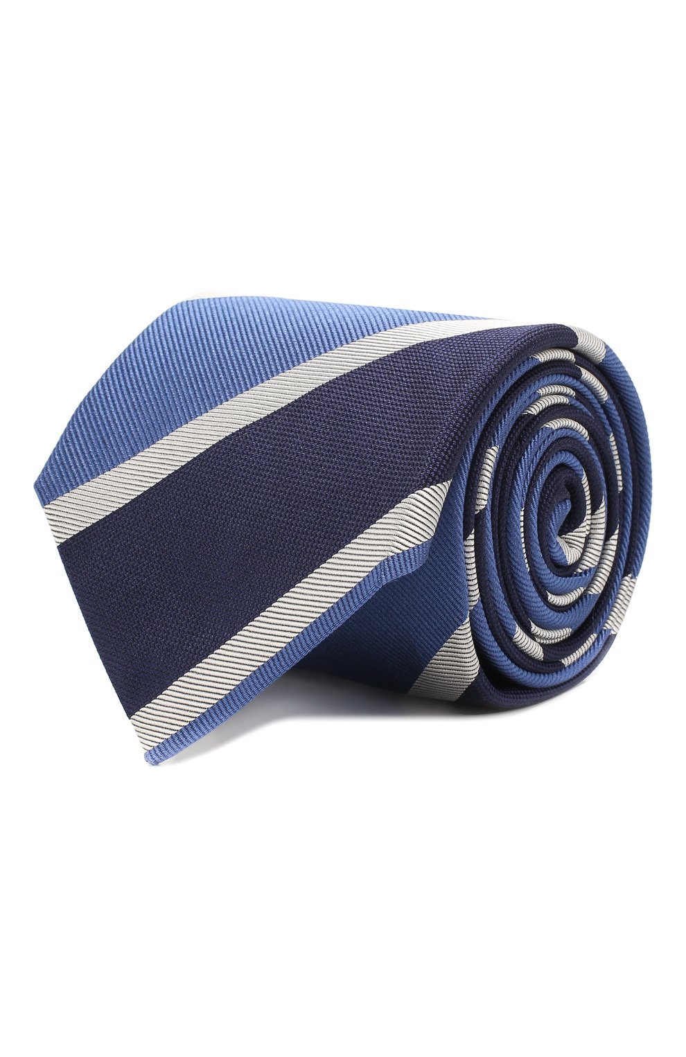 Шелковый галстук CORNELIANI синего цвета по цене 12050 руб., арт. 85U302-0120316/00, фото 1 Шелковый галстук CORNELIANI, арт. 85U302-0120316/00, фото 1