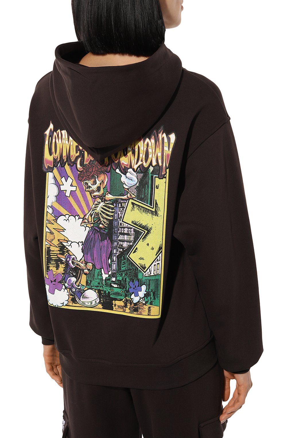 Хлопковое худи COMME DES FUCKDOWN, арт. CFABW01071, фото 4