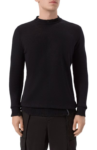 Джемпер из шерсти и вискозы NEVER ENOUGH черного цвета по цене 32800 руб., арт. MKN080, фото 3 Джемпер из шерсти и вискозы NEVER ENOUGH, арт. MKN080, фото 3