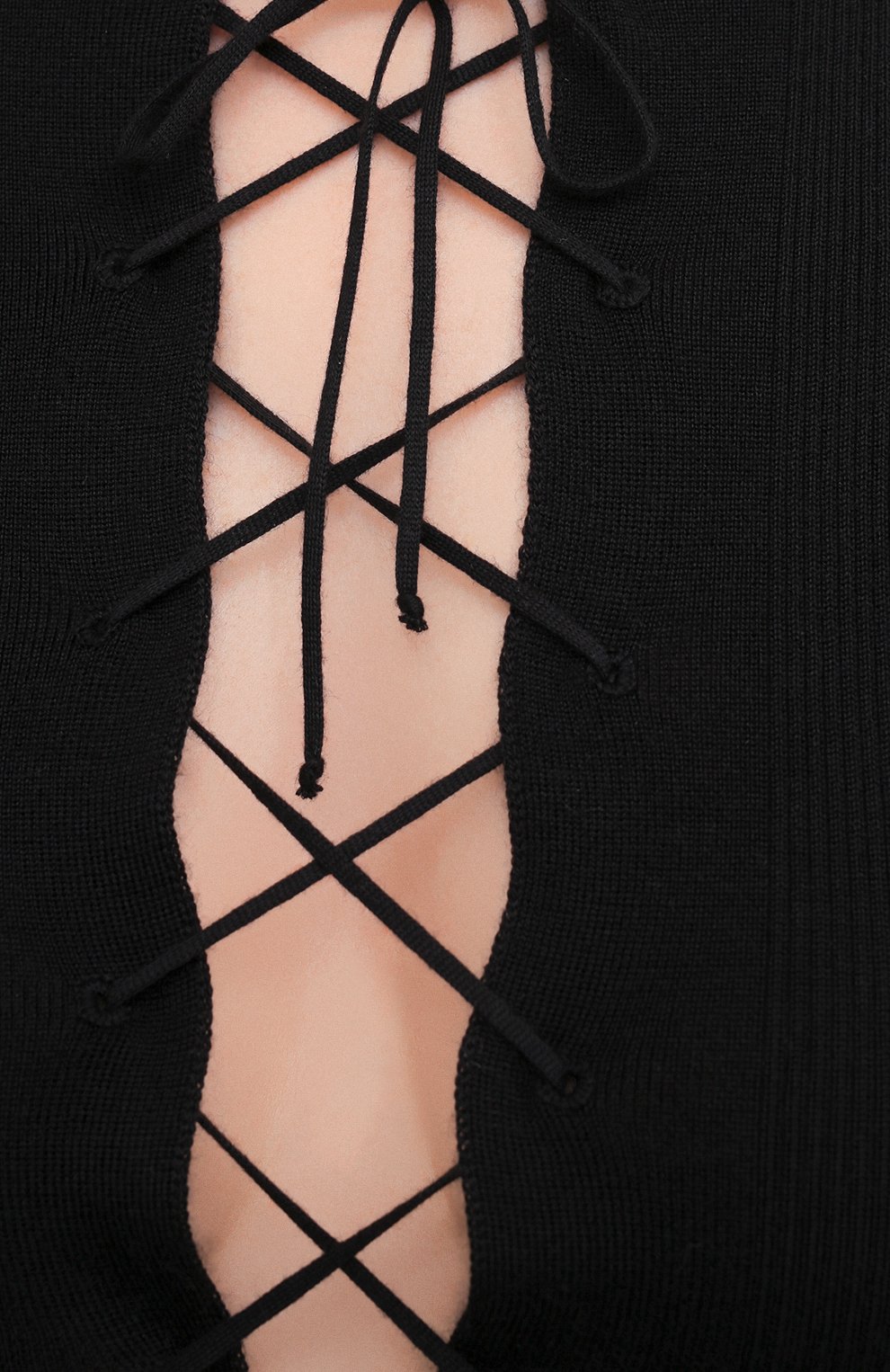 Топ SAINT LAURENT черного цвета по цене 103500 руб., арт. 658741/YAPK2, фото 5 Топ SAINT LAURENT, арт. 658741/YAPK2, фото 5