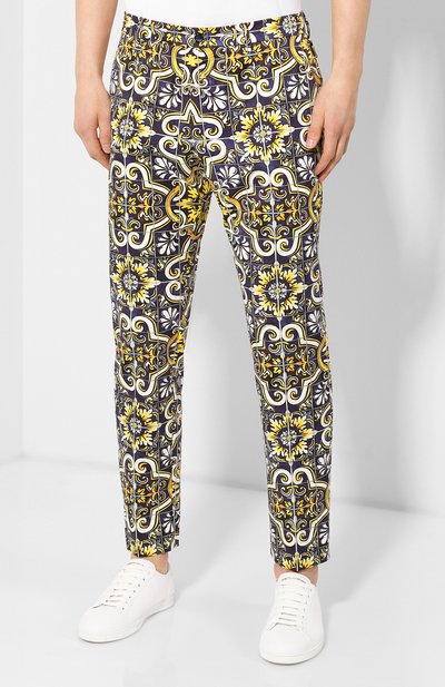 Хлопковые брюки DOLCE & GABBANA, арт. GY6IET/FSFJX, фото 3