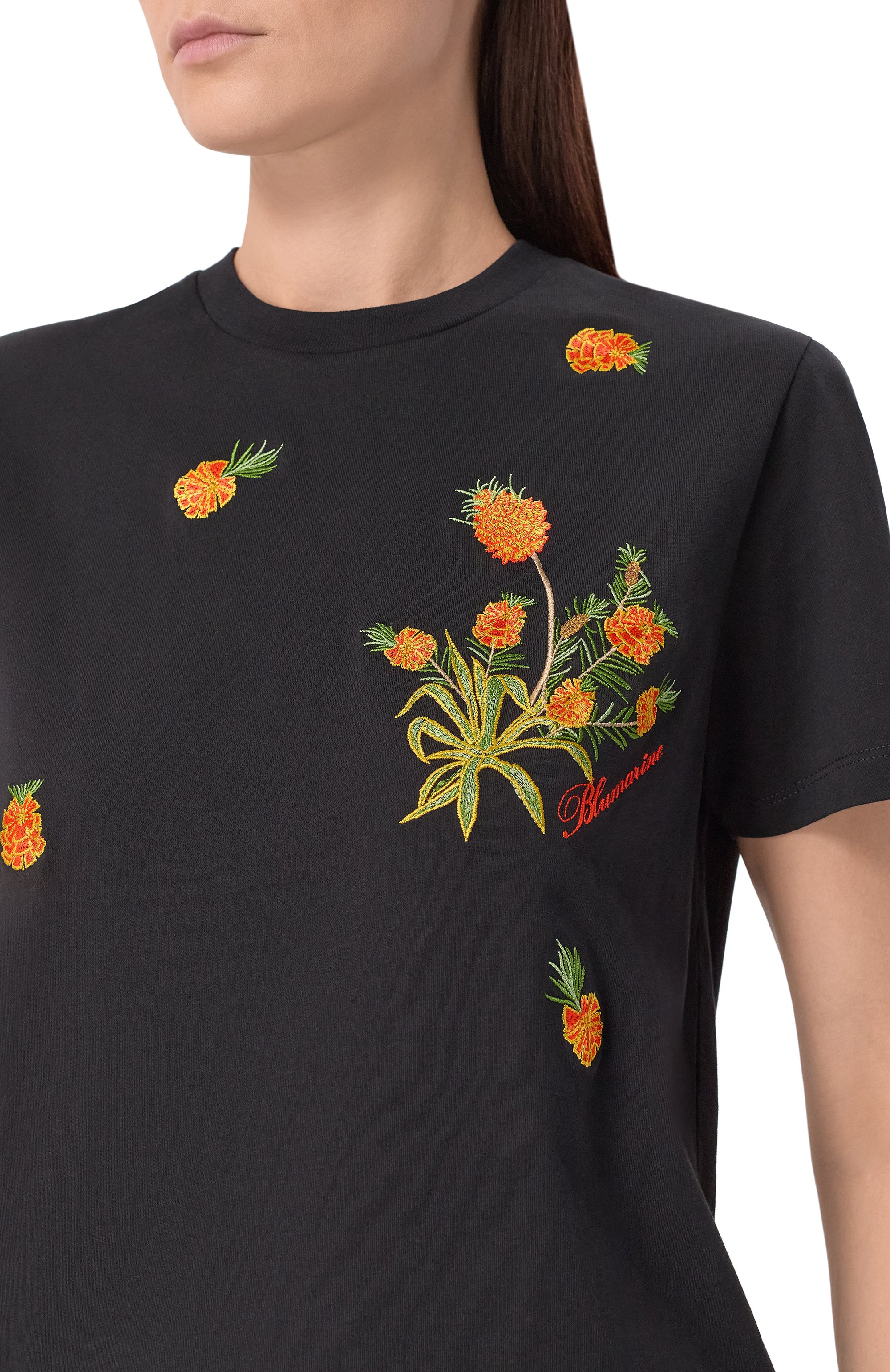 Хлопковая футболка BLUMARINE, арт. 2T131A, фото 5