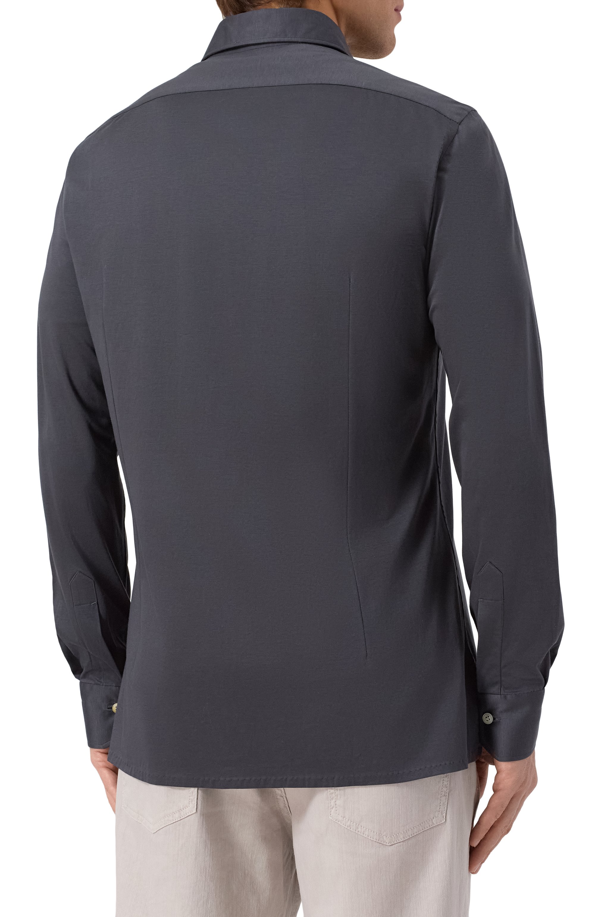 Хлопковая рубашка KITON, арт. UMCNERH0900011, фото 4