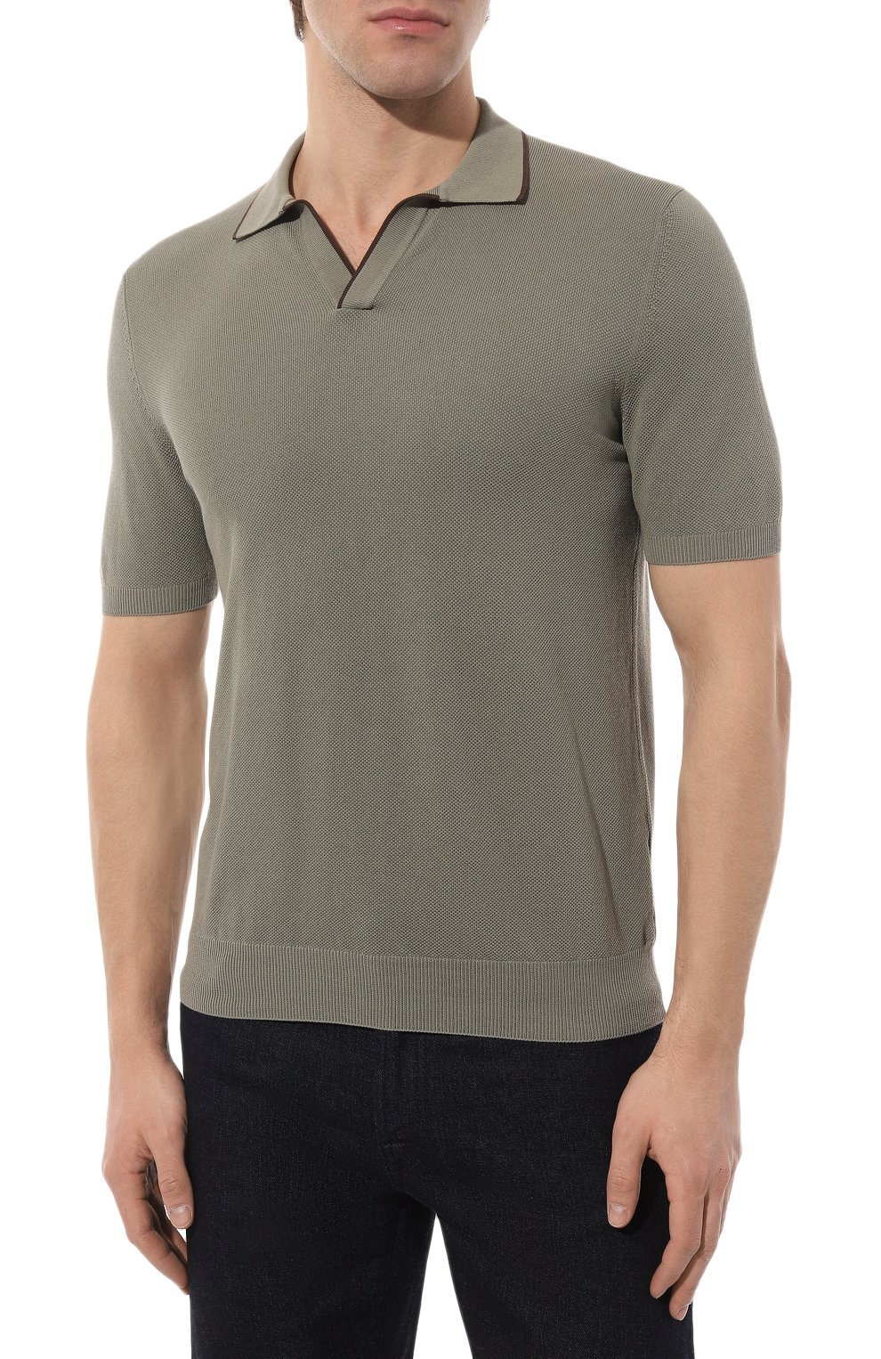 Хлопковое поло  GRAN SASSO, арт. 57157/20642, фото 3