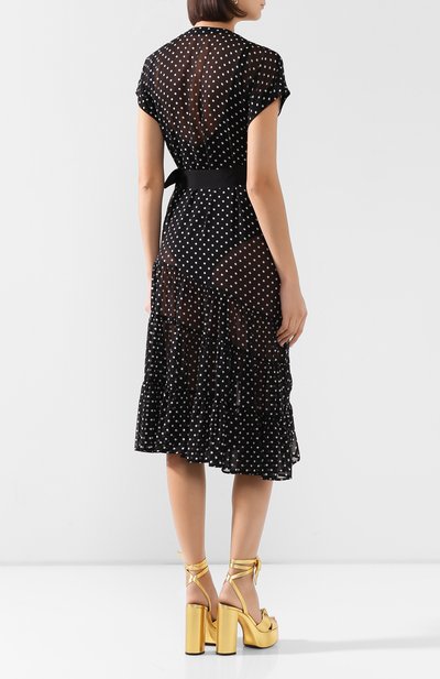 Шелковое платье DRIES VAN NOTEN черного цвета по цене 110500 руб., арт. 201-11045-9410, фото 4 Шелковое платье DRIES VAN NOTEN, арт. 201-11045-9410, фото 4