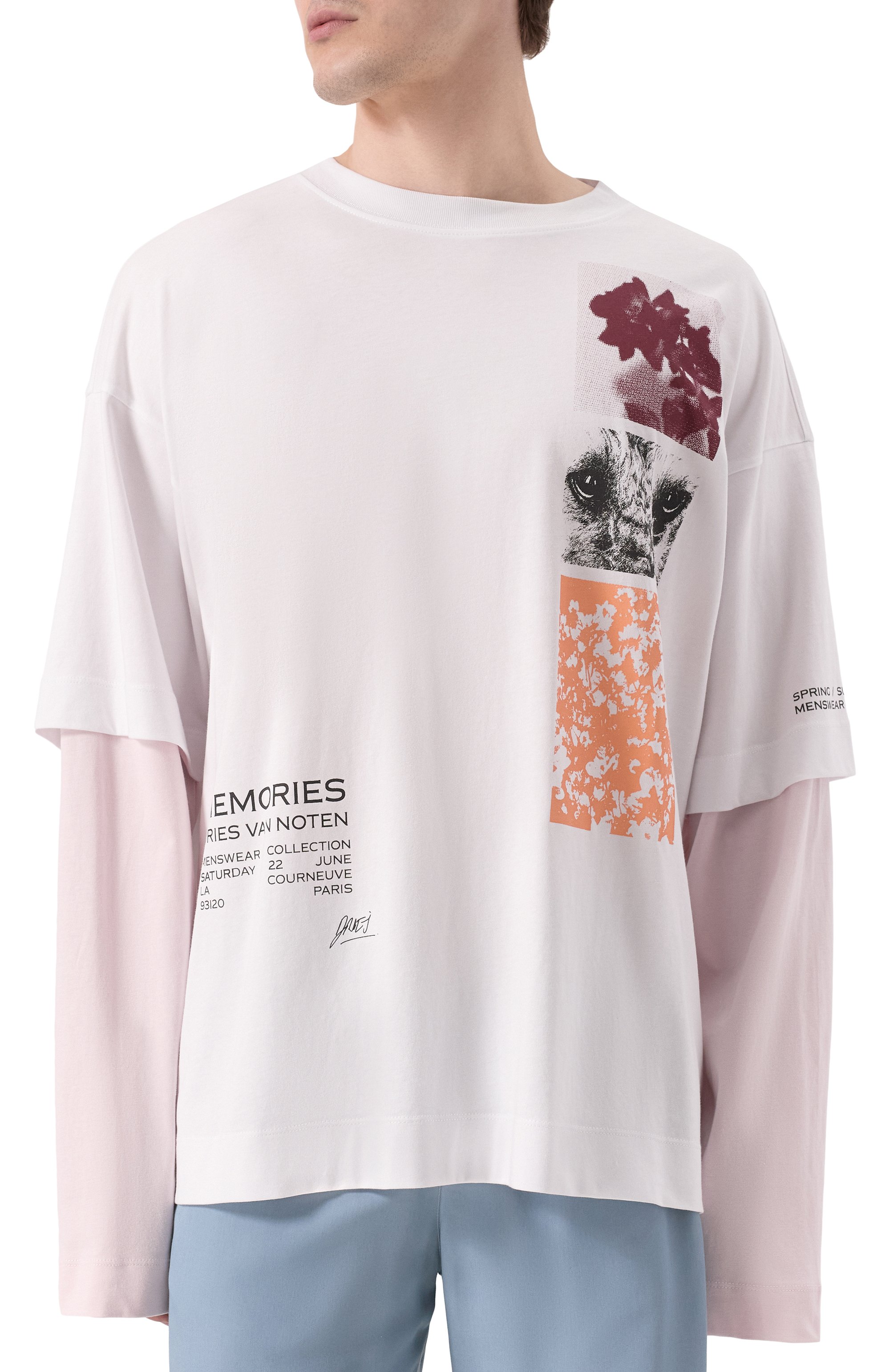 Хлопковый лонгслив DRIES VAN NOTEN, арт. 251-021119-1603, фото 3