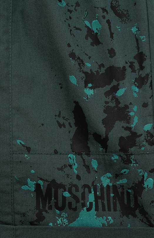 Хлопковые шорты Moschino Зелёный, фото 3