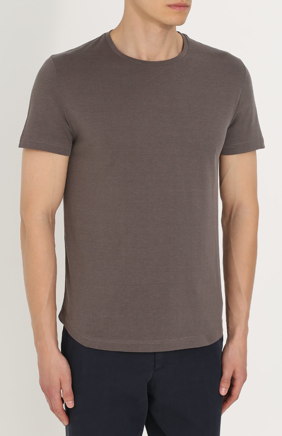 Футболка из шелка и хлопка LORO PIANA, арт. FAF6128, фото 3