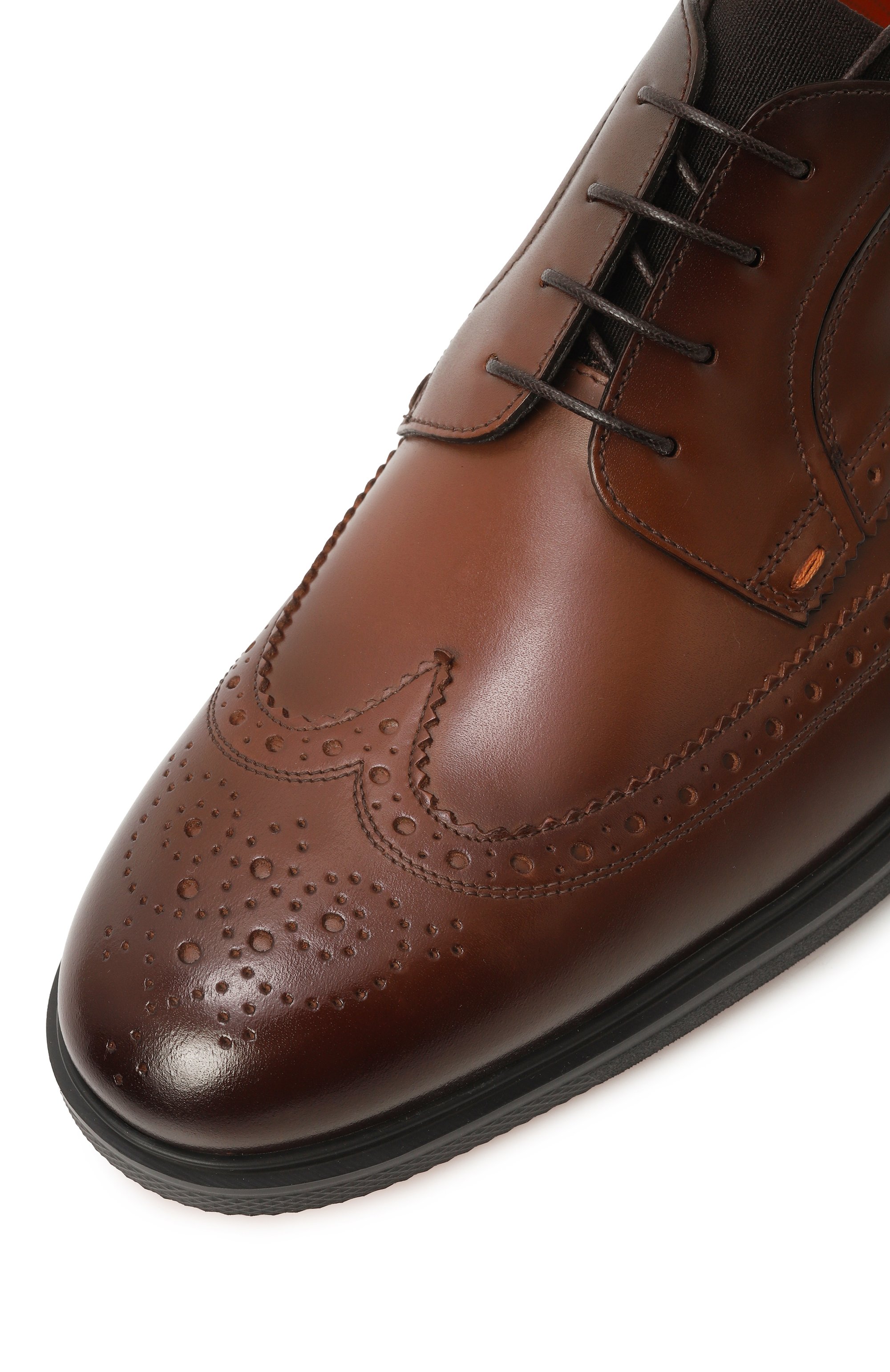 Кожаные дерби easy SANTONI, арт. MGEG19033NEAXNTG, фото 7