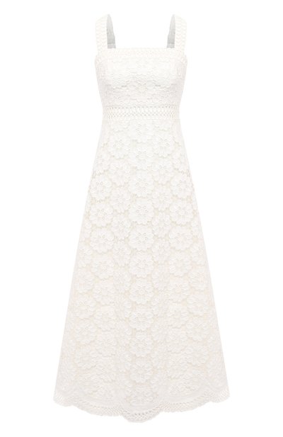 Женское платье из хлопка и льна ZIMMERMANN, арт. 8441DBEL