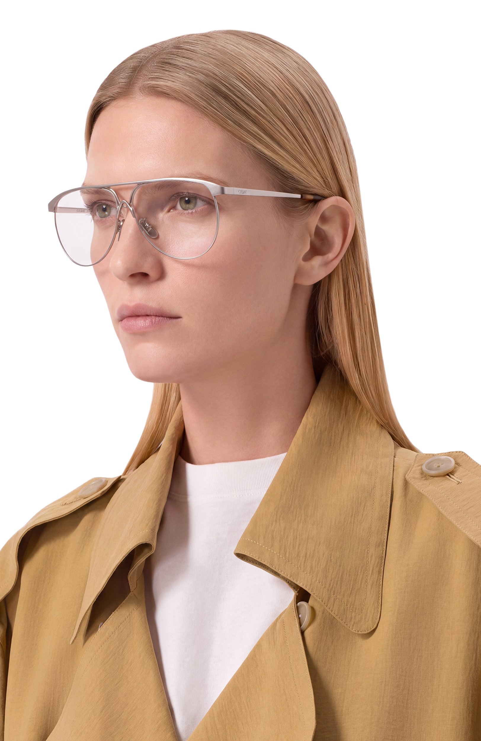 Оправа CELINE серебряного цвета по цене 49950 руб., арт. CL50183U 016, фото 2 Оправа CELINE, арт. CL50183U 016, фото 2