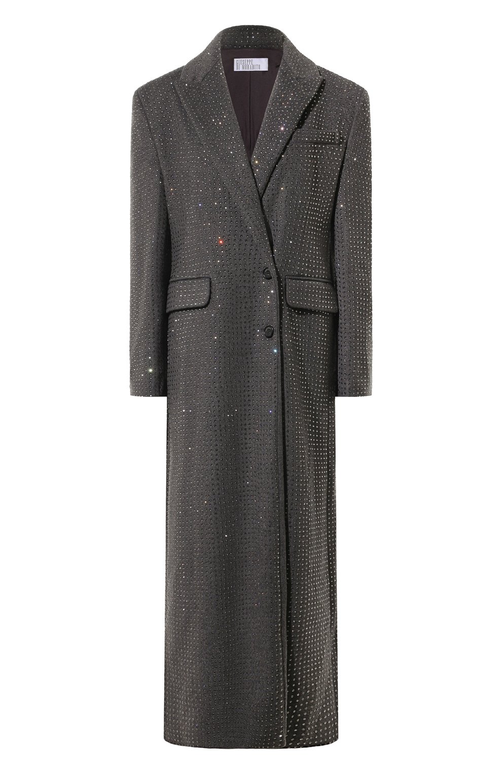 Пальто с отделкой страз�ами GIUSEPPE DI MORABITO, арт. 03PFC0047FC 03350, фото 1