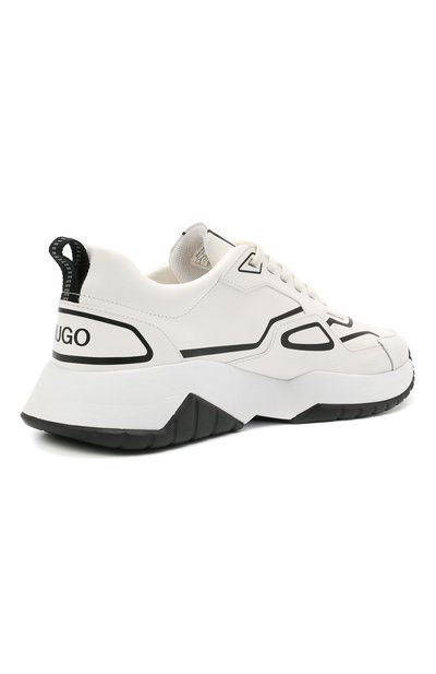 Кожаные кроссовки HUGO, арт. 50451639, фото 4