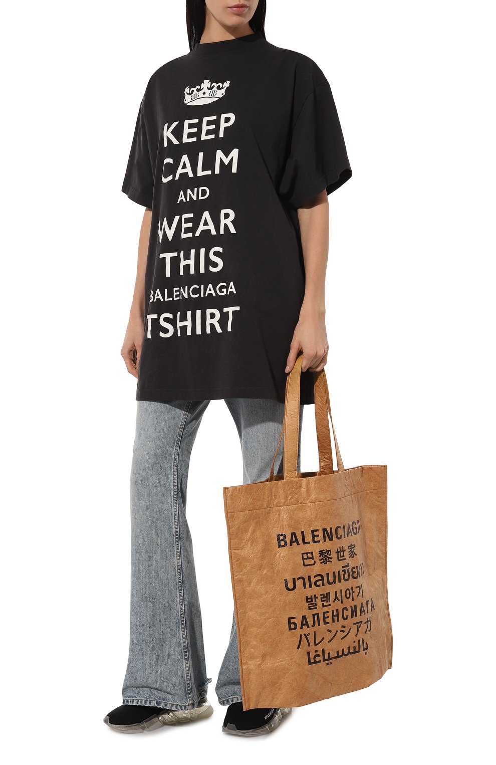 Хлопковая футболка BALENCIAGA, арт. 787349/TRVC6, фото 2