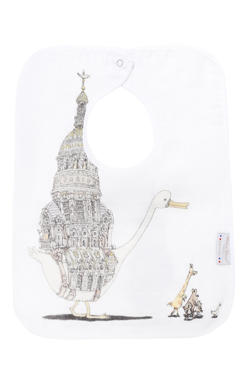 Хлопковый нагрудник ATELIER CHOUX, арт. LARGE BIB ATELIER CH0UX PARIS, фото 2