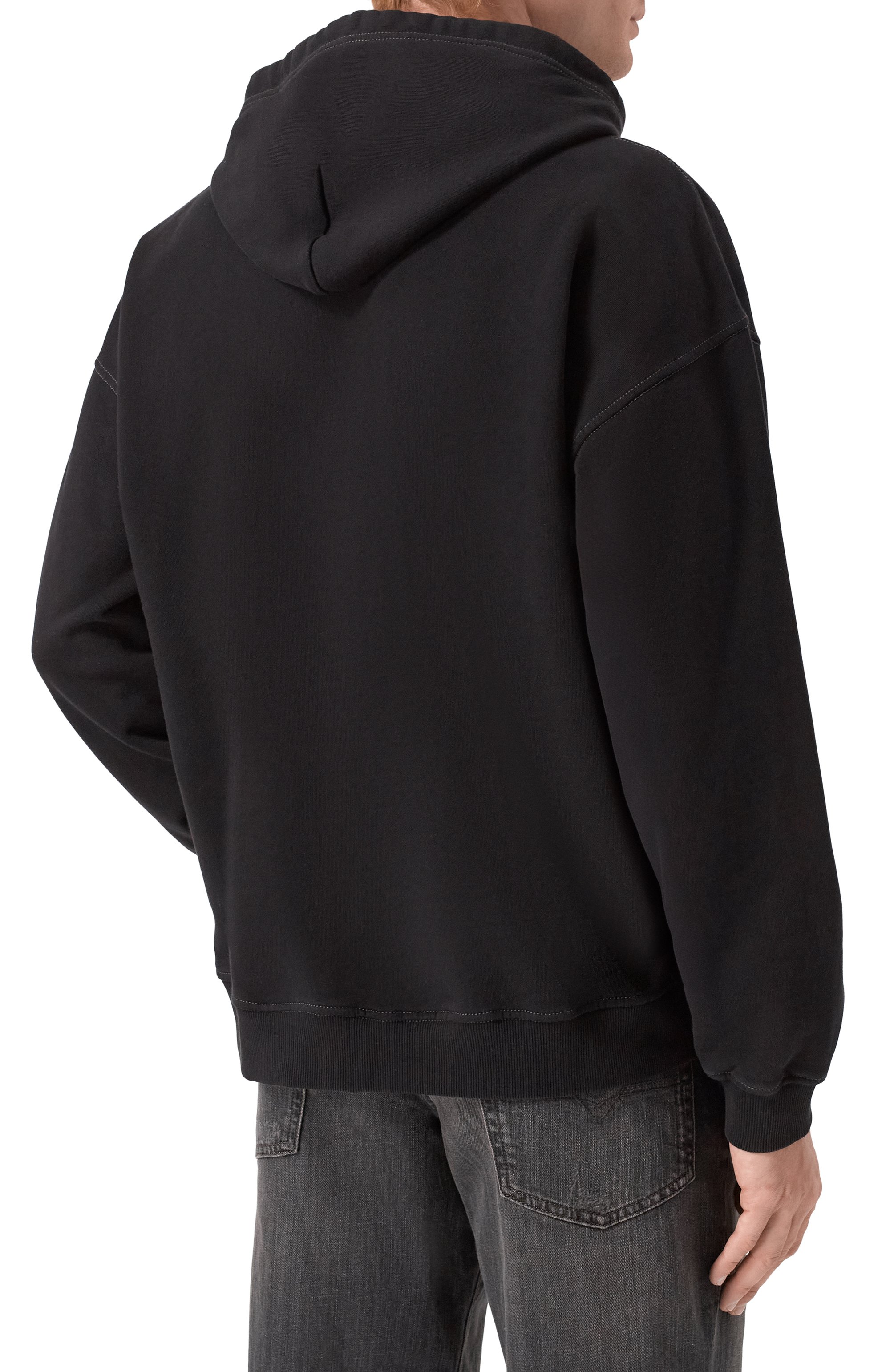 Хлопковое худи DIESEL, арт. A20290/0LJBT, фото 4