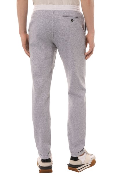 Хлопковый спортивный костюм CAPOBIANCO светло-серого цвета по цене 110000 руб., арт. 14MT03.TS00, фото 5 Хлопковый спортивный костюм CAPOBIANCO, арт. 14MT03.TS00, фото 5