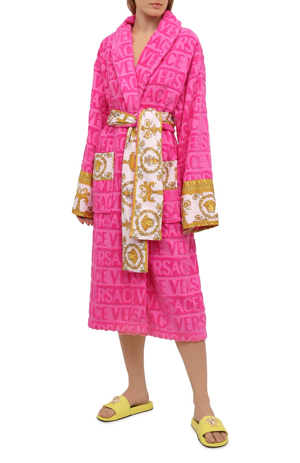 Хлопковый халат VERSACE, арт. ZACJ00008/ZC0SP052, фото 2