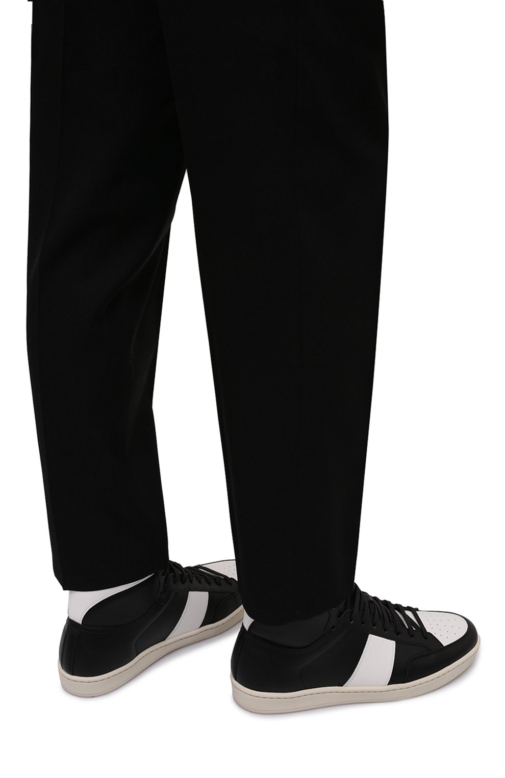 Кожаные кеды court classic sl/10h SAINT LAURENT, арт. 418026/0MP30, фото 3