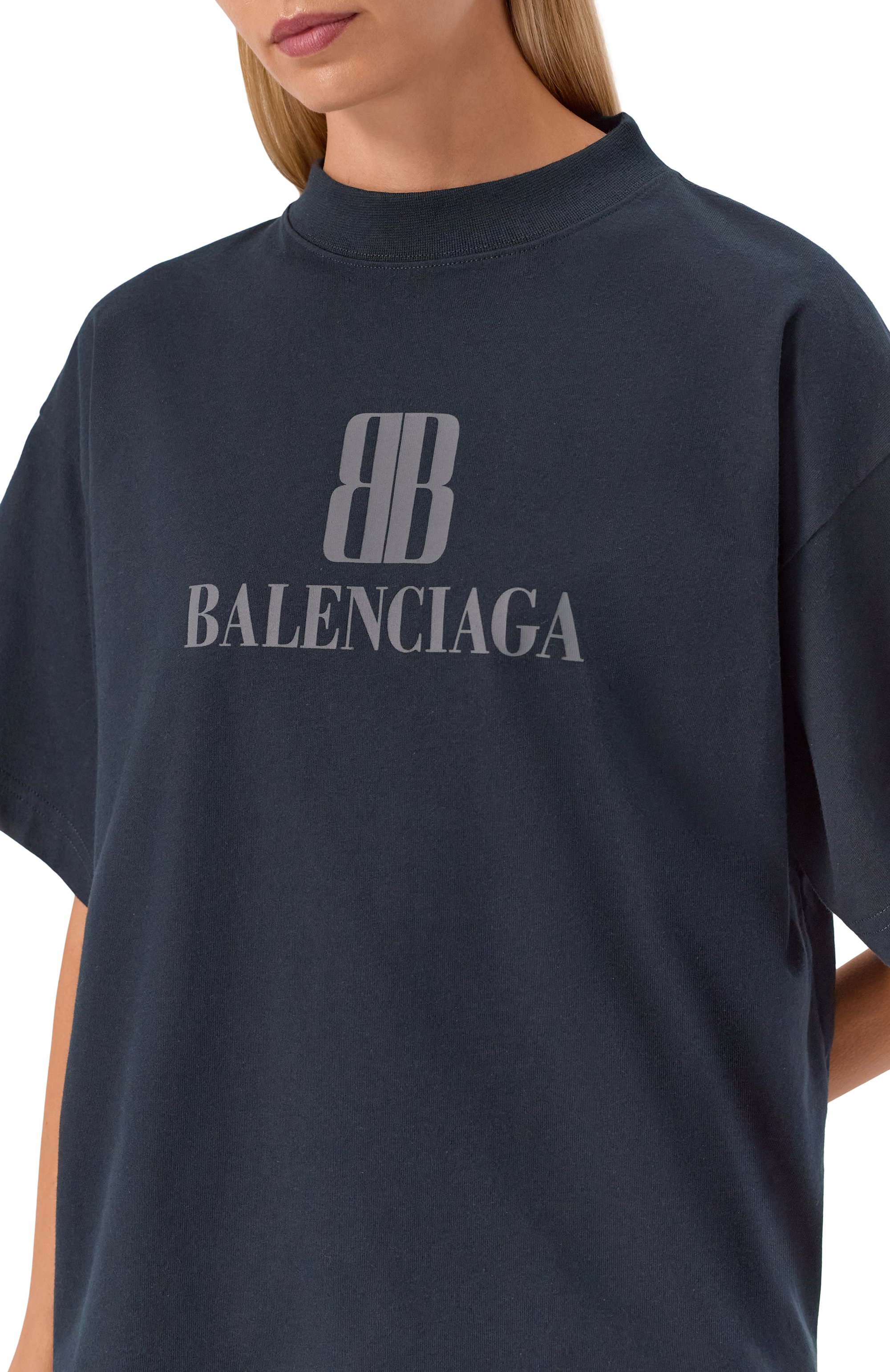 Хлопковая футболка BALENCIAGA, арт. 818431/TSVU4, фото 5