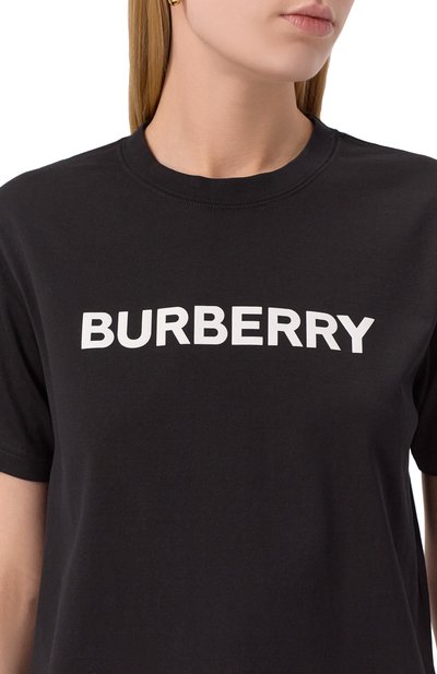 Хлопковая футболка BURBERRY, арт. 8080324, фото 5