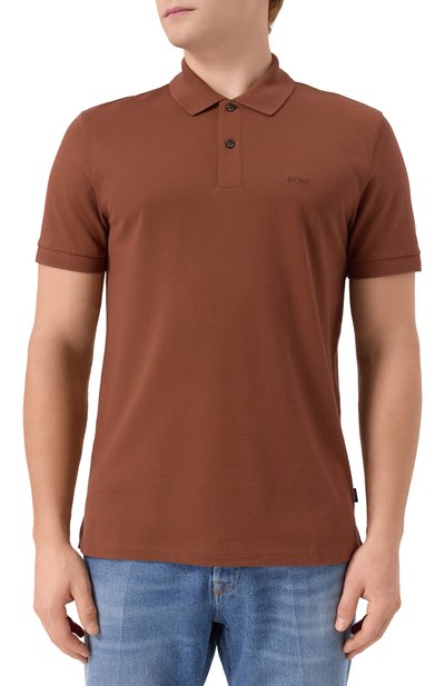 Хлопковое поло BOSS, арт. 50468362, фото 3