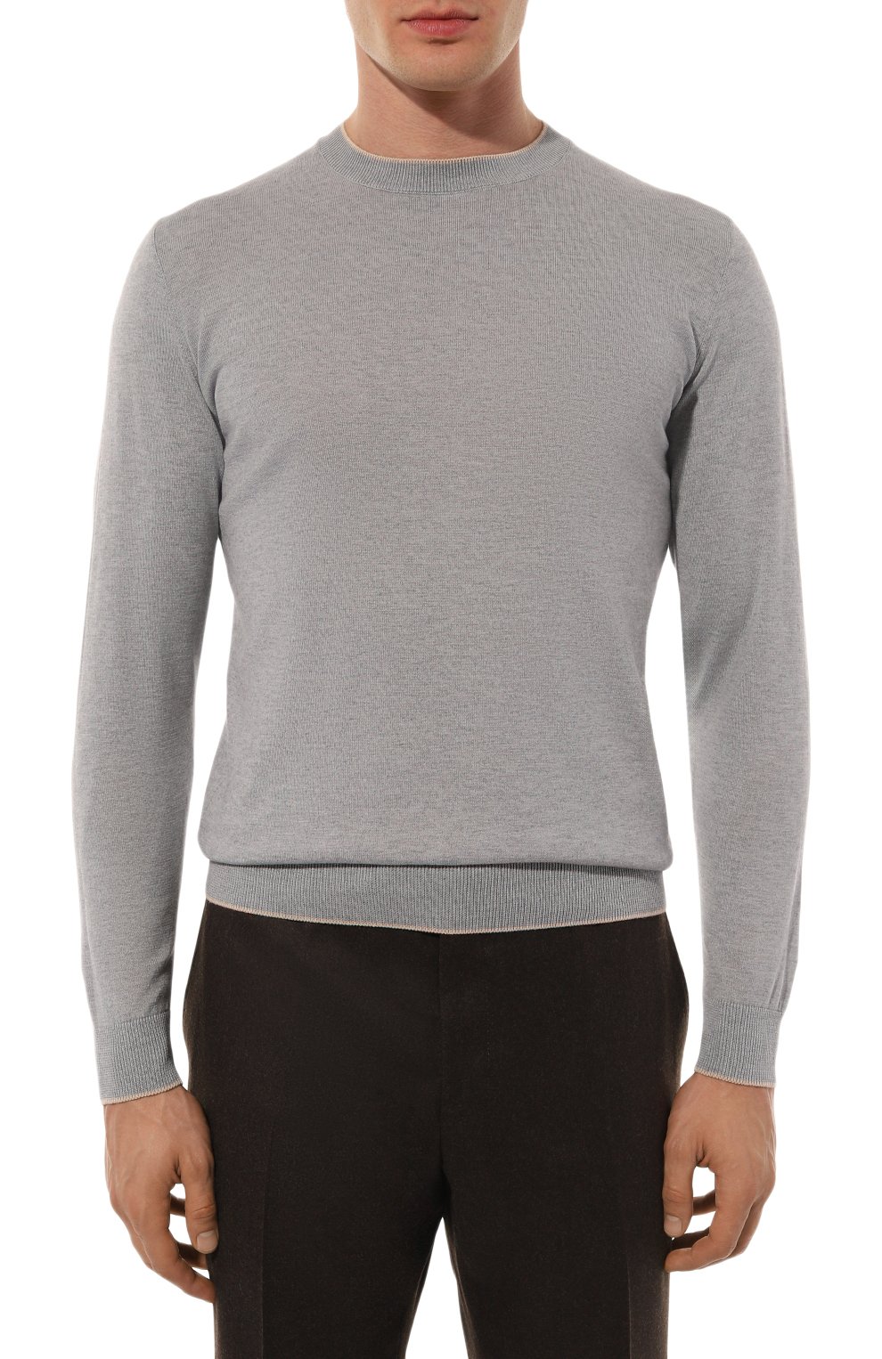 Джемпер из хлопка и кашемира ANDREA CAMPAGNA, арт. GC1ML2A/CC14R1, фото 3