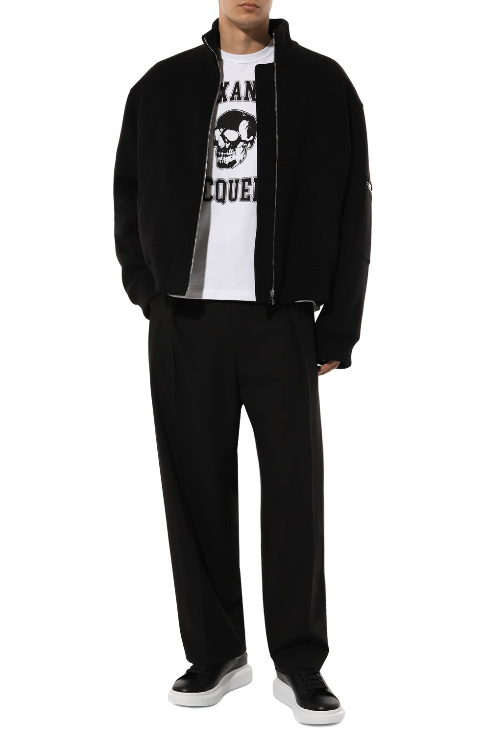 Хлопковая футболка ALEXANDER MCQUEEN, арт. 759442, фото 2