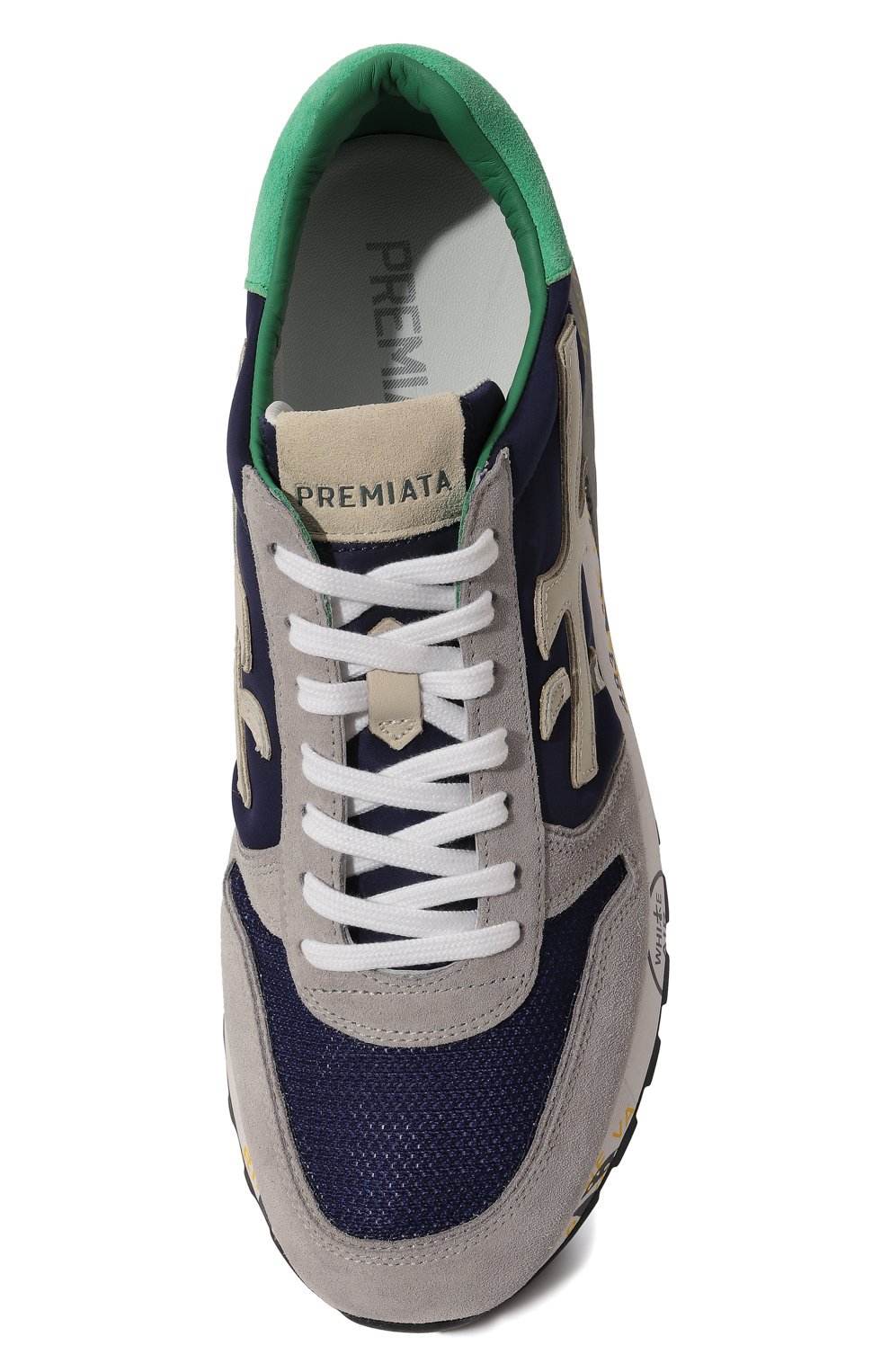 Комбинированные кроссовки PREMIATA синего цвета по цене 32100 руб., арт. MICK/VAR6165, фото 6 Комбинированные кроссовки PREMIATA, арт. MICK/VAR6165, фото 6
