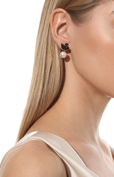 Серьги iconic swan с подвесками SWAROVSKI, арт. 5193949, фото 2