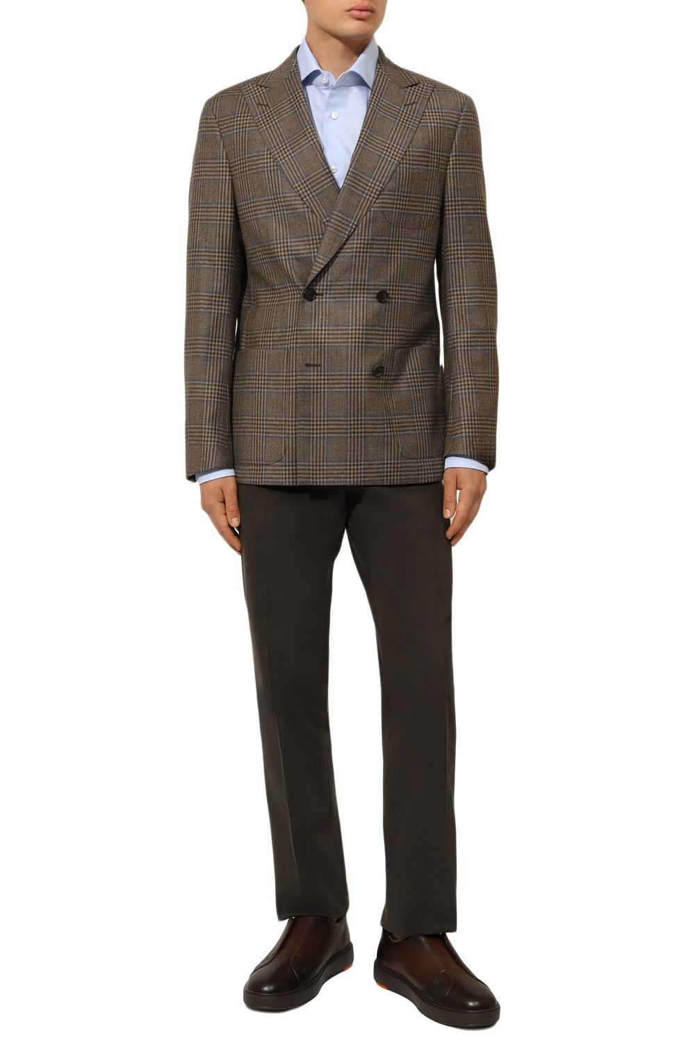 Шерстяной пиджак CORNELIANI коричневого цвета по цене 107500 руб., арт. 94X009-9416309, фото 2 Шерстяной пиджак CORNELIANI, арт. 94X009-9416309, фото 2