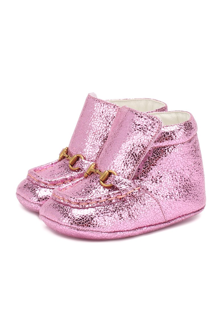 Кожаные пинетки GUCCI, арт. 579137/01R00, фото 1