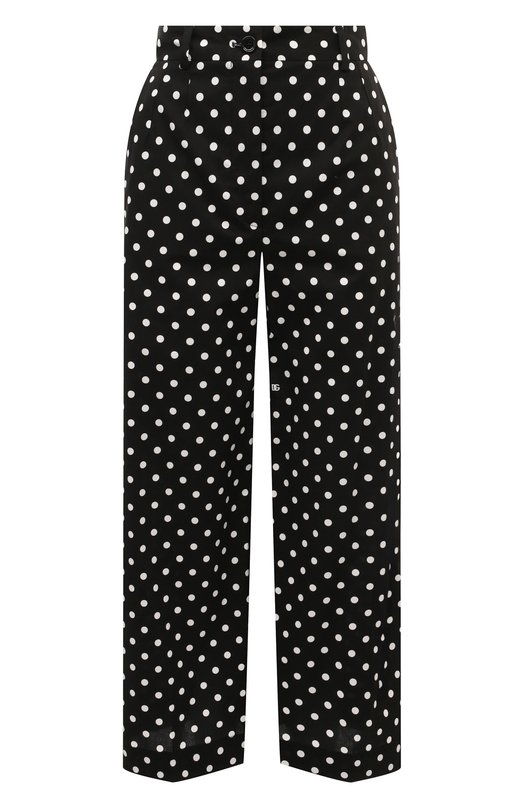 фото Хлопковый брюки-кюлоты dolce & gabbana