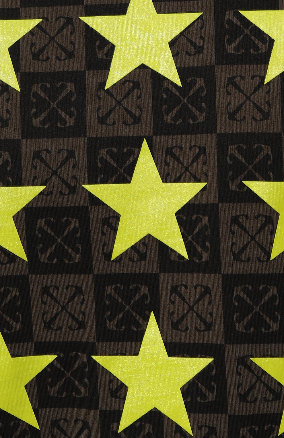 Хлопковая футболка OFF-WHITE салатового цвета по цене 39900 руб., арт. 0MAA120W24JER001, фото 5 Хлопковая футболка OFF-WHITE, арт. 0MAA120W24JER001, фото 5